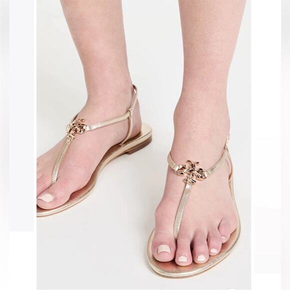Tory Burch Capri Strap Sandals 9 - Picture 1 of 9